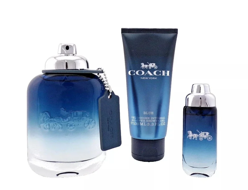 Sports Style Coach Men Blue Set