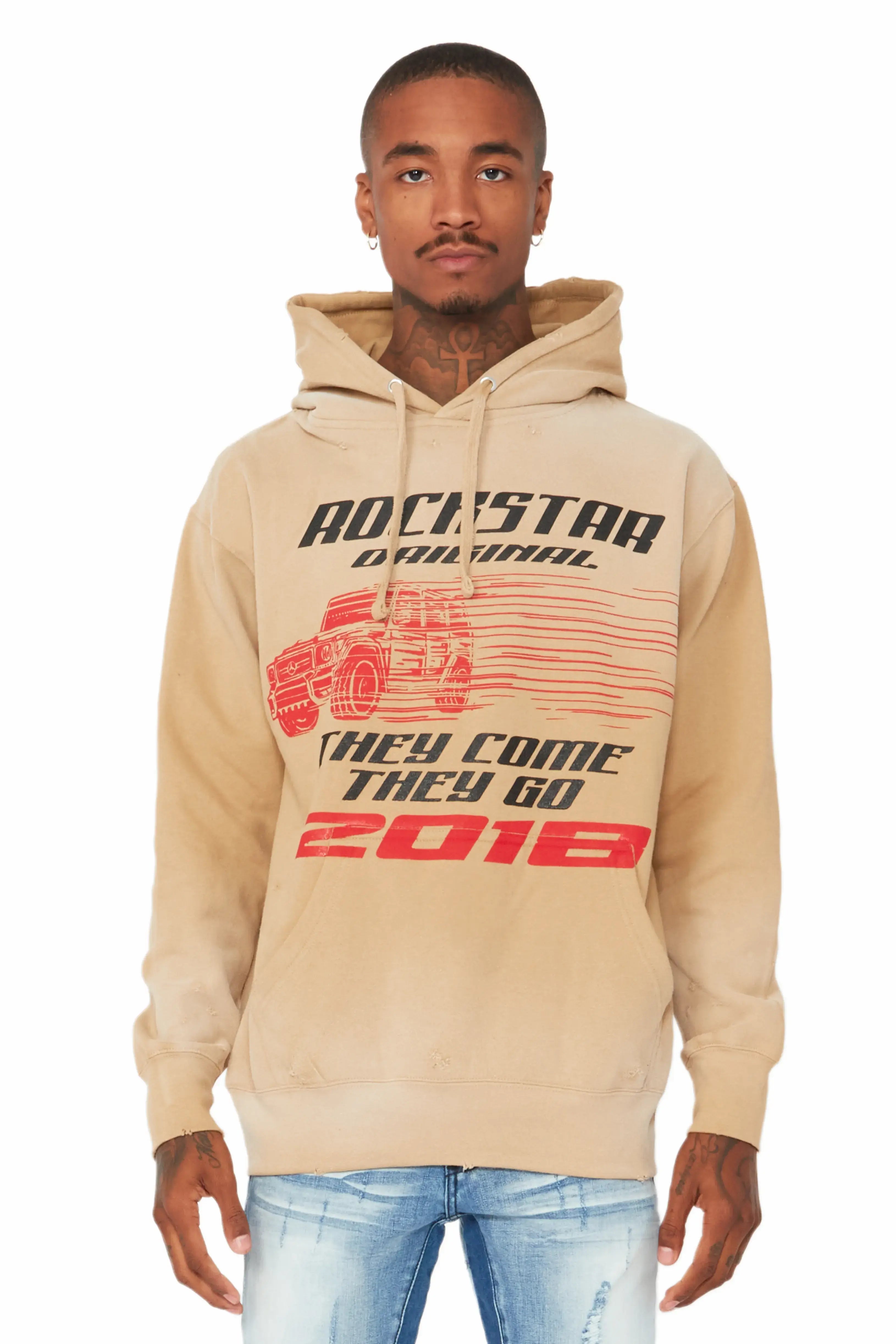 Fashionable Prints Jago Sand Graphic Hoodie