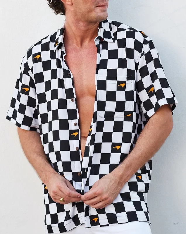 Spring Fashion Kenny Flowers x McLaren Formula 1 Team - The Sand Prix Short Sleeve Shirt