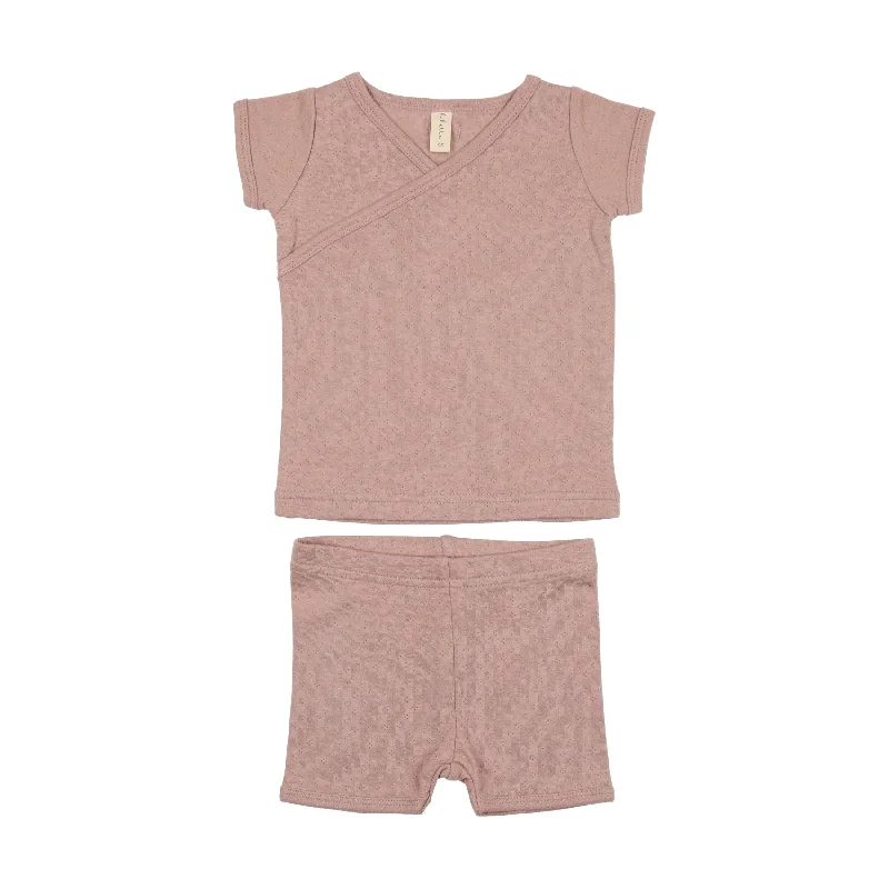 Retro Design Dotted Pointelle Set