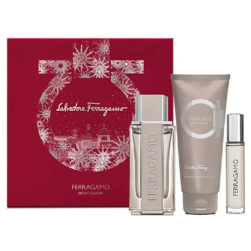 High-quality Design S. Ferragamo Bright Leather Set