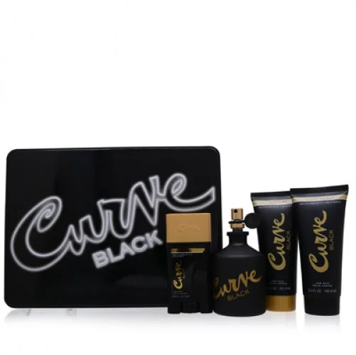 High-end Design Liz Claiborne Curve Black Men 4 Pc Set