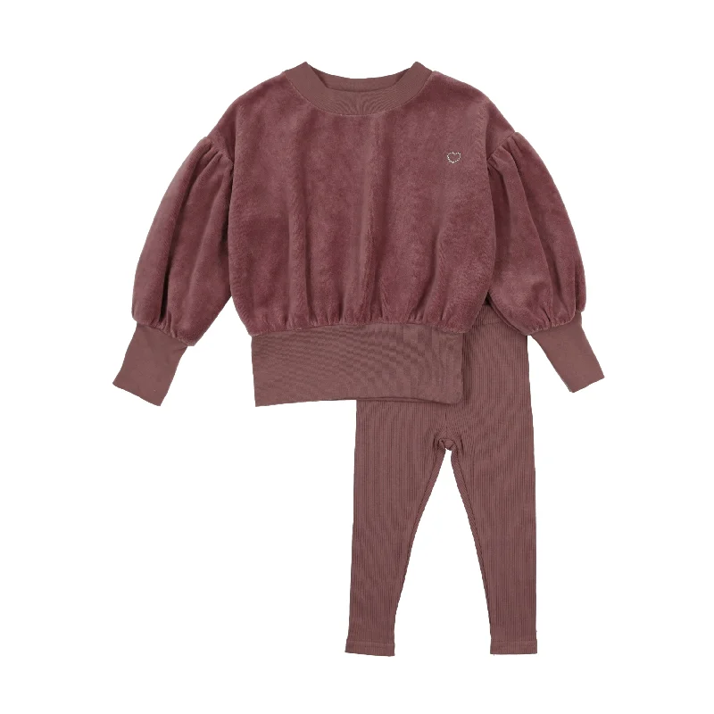 Luxury Customization Velour Girls Set