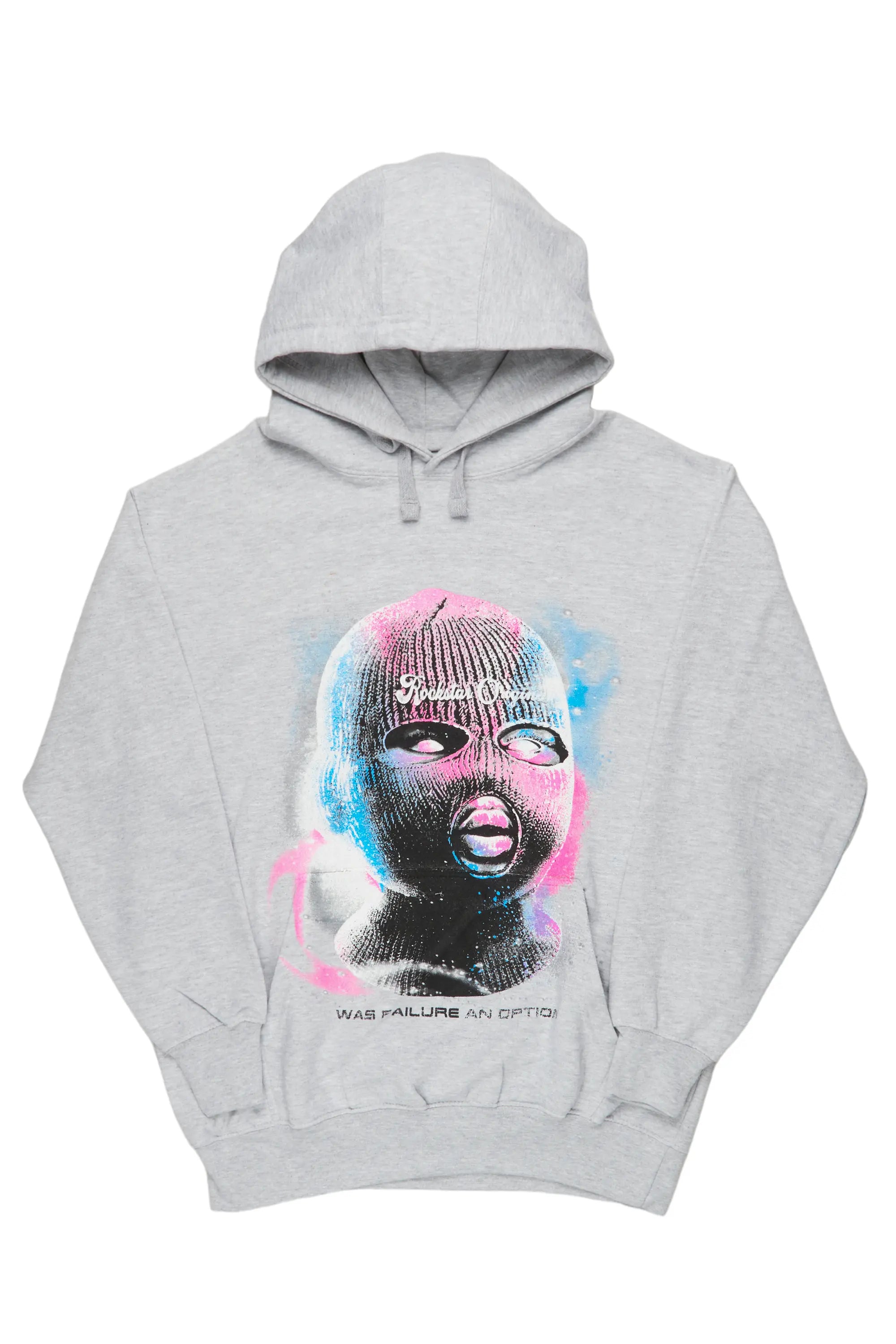 Versatile Items Cheyanne Heather Grey Oversized Hoodie