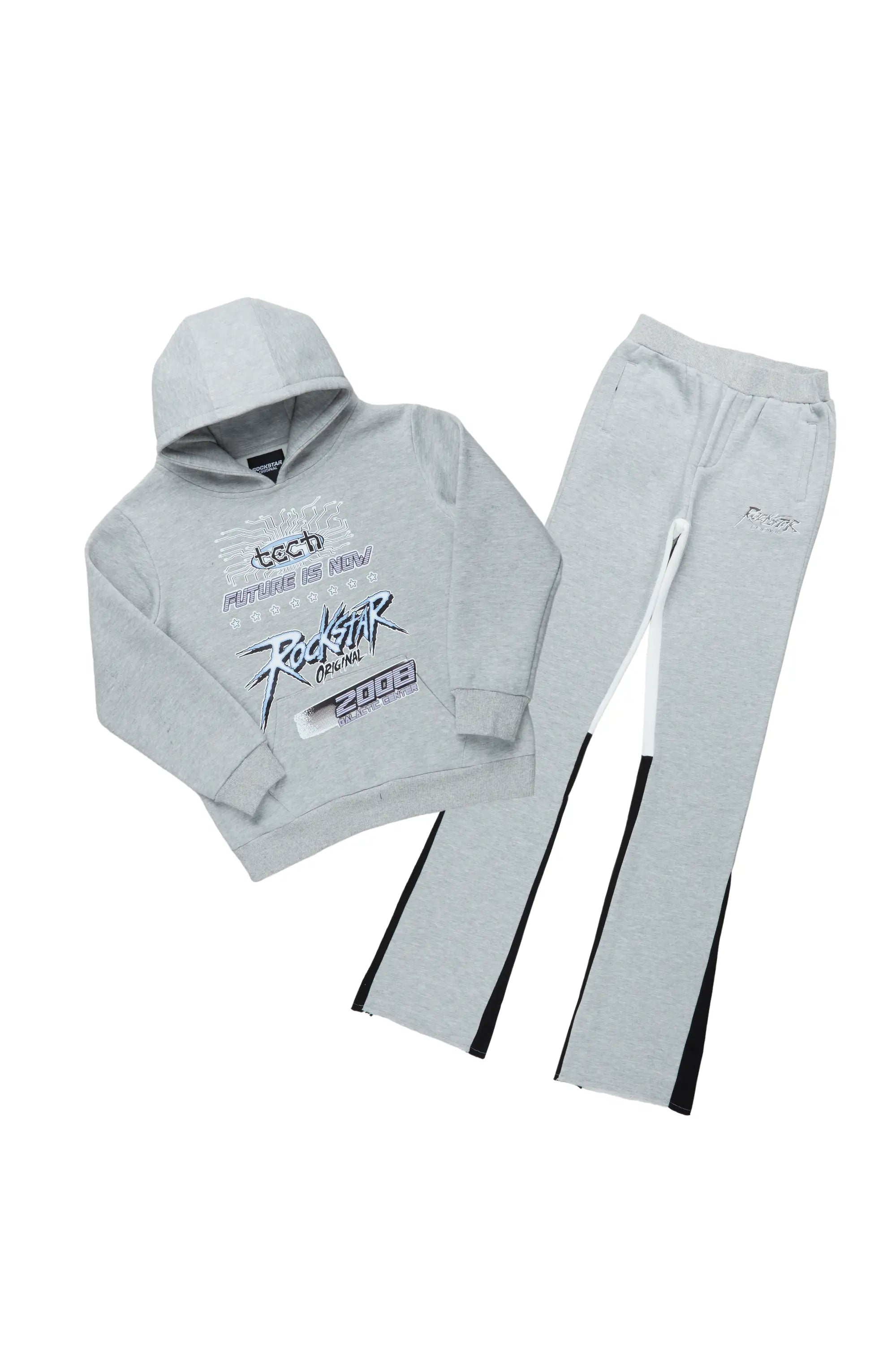 Elegant Dressing Boys Freddie Grey Super Stacked Track Set