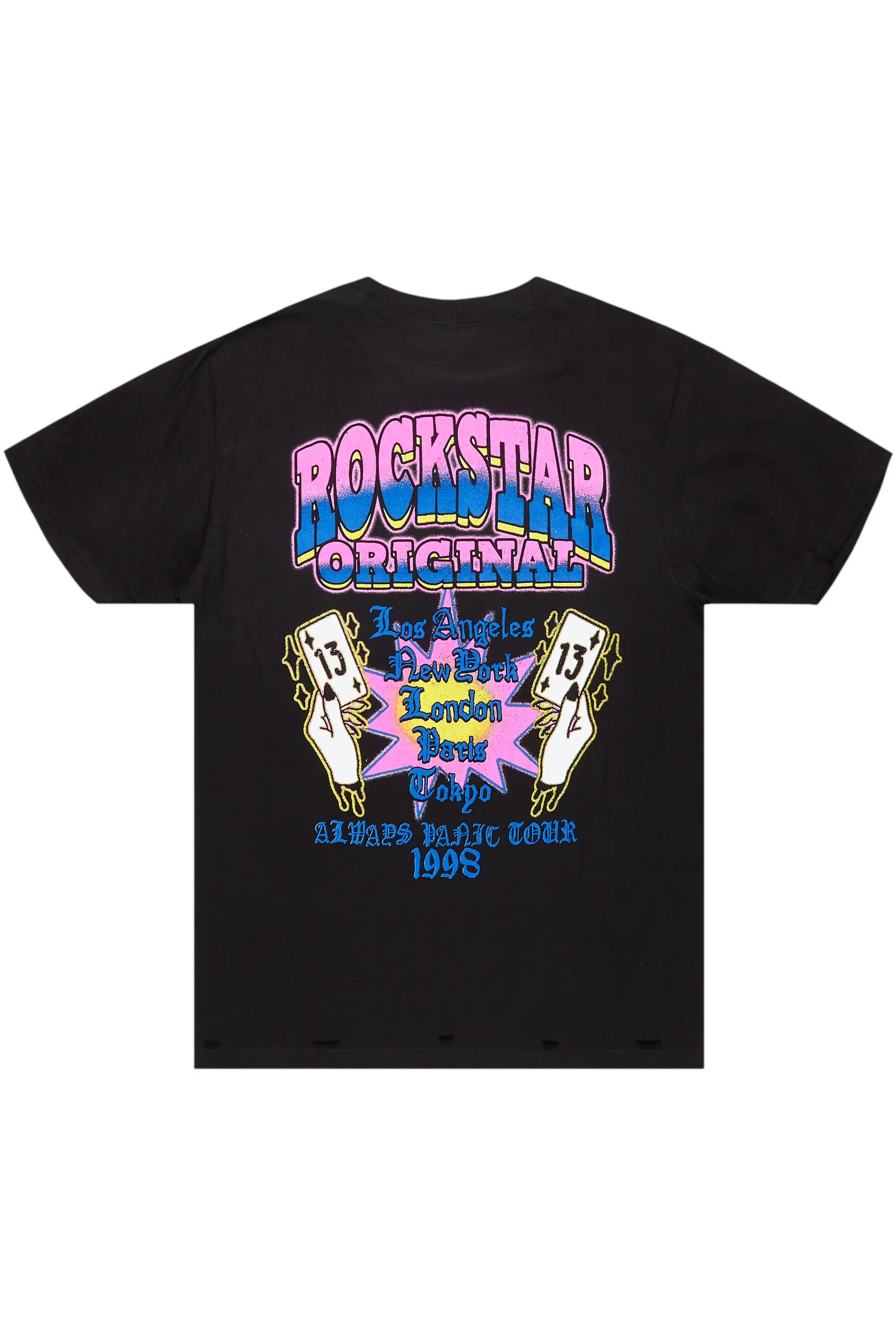 High Street Fashion Switchin Black Graphic T-Shirt