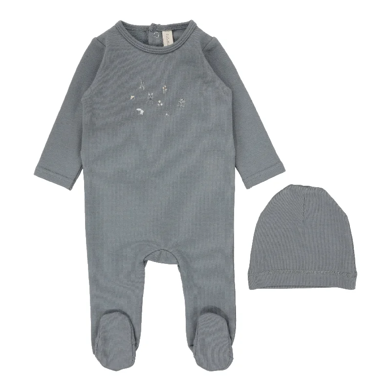 High Street Series Forest Print Footie Set