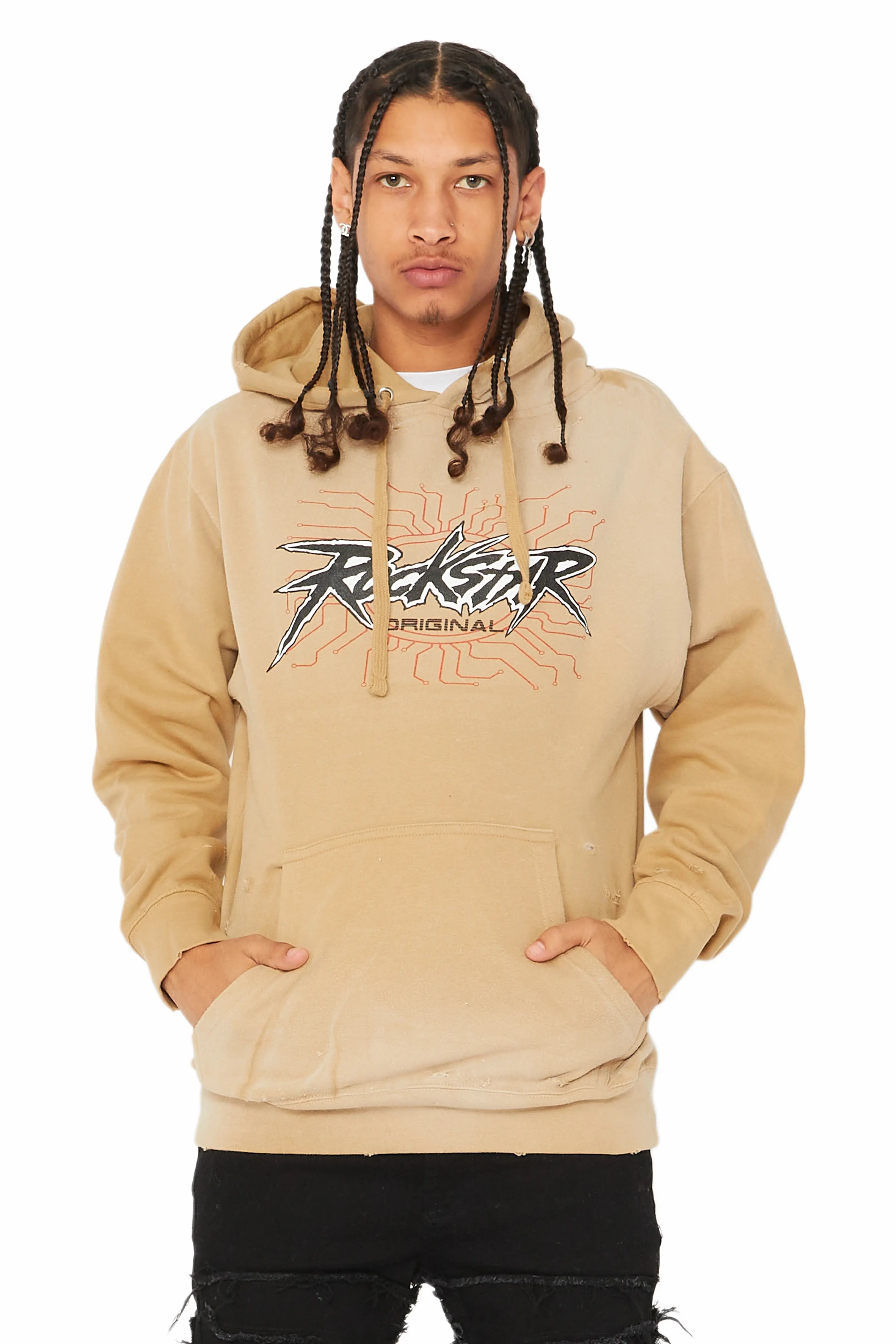 Classic Race Sand Graphic Hoodie