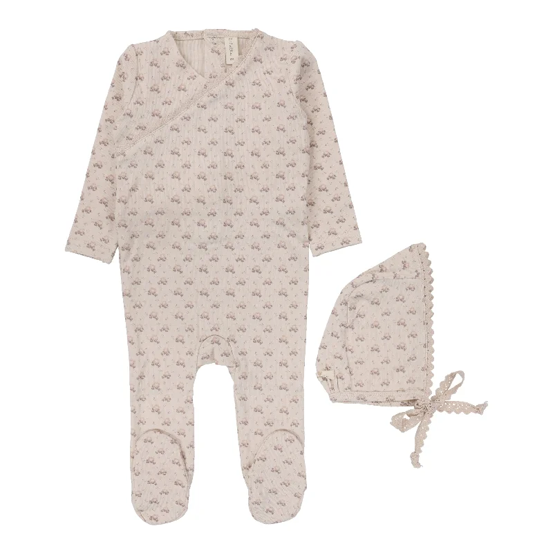 Breathable Design Dotty Florette Footie Set