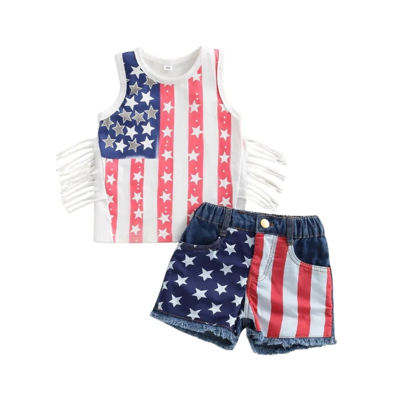 Cozy Apparel USA Tassel & Denim Outfit