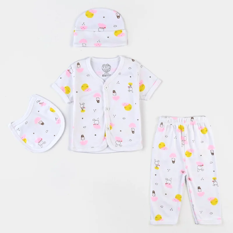 Leisure Travel Infant Unisex Cotton Summer Suit 4PCs