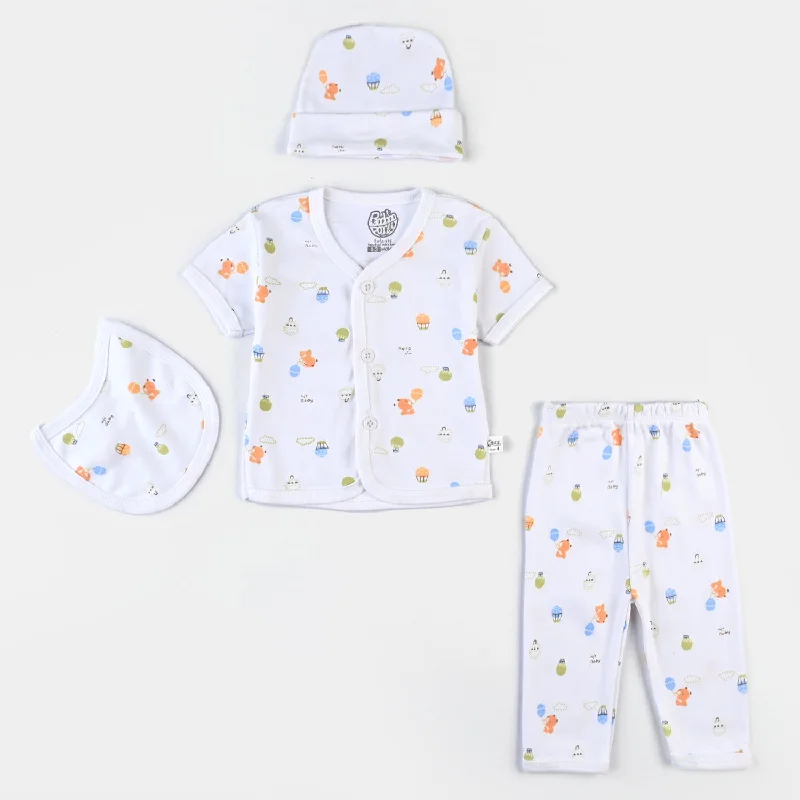 Sports And Leisure Infant Unisex Cotton Summer Suit 4PCs