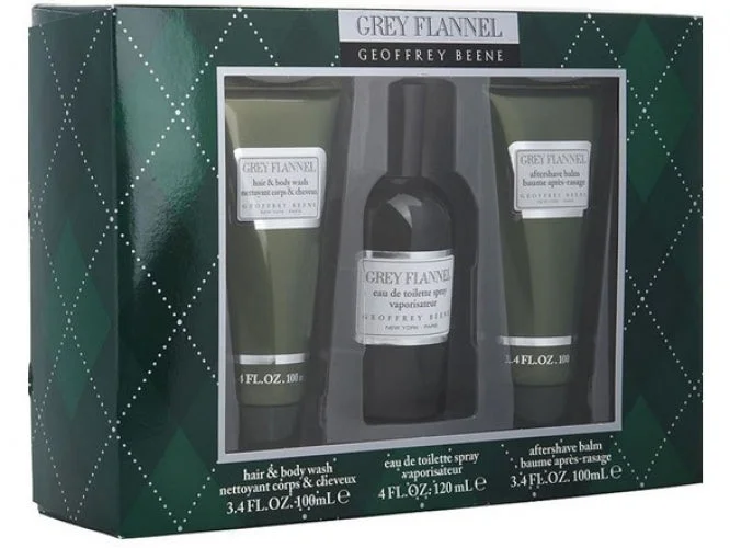 High-end Fashion Geoffrey Beene Grey Flannel Set