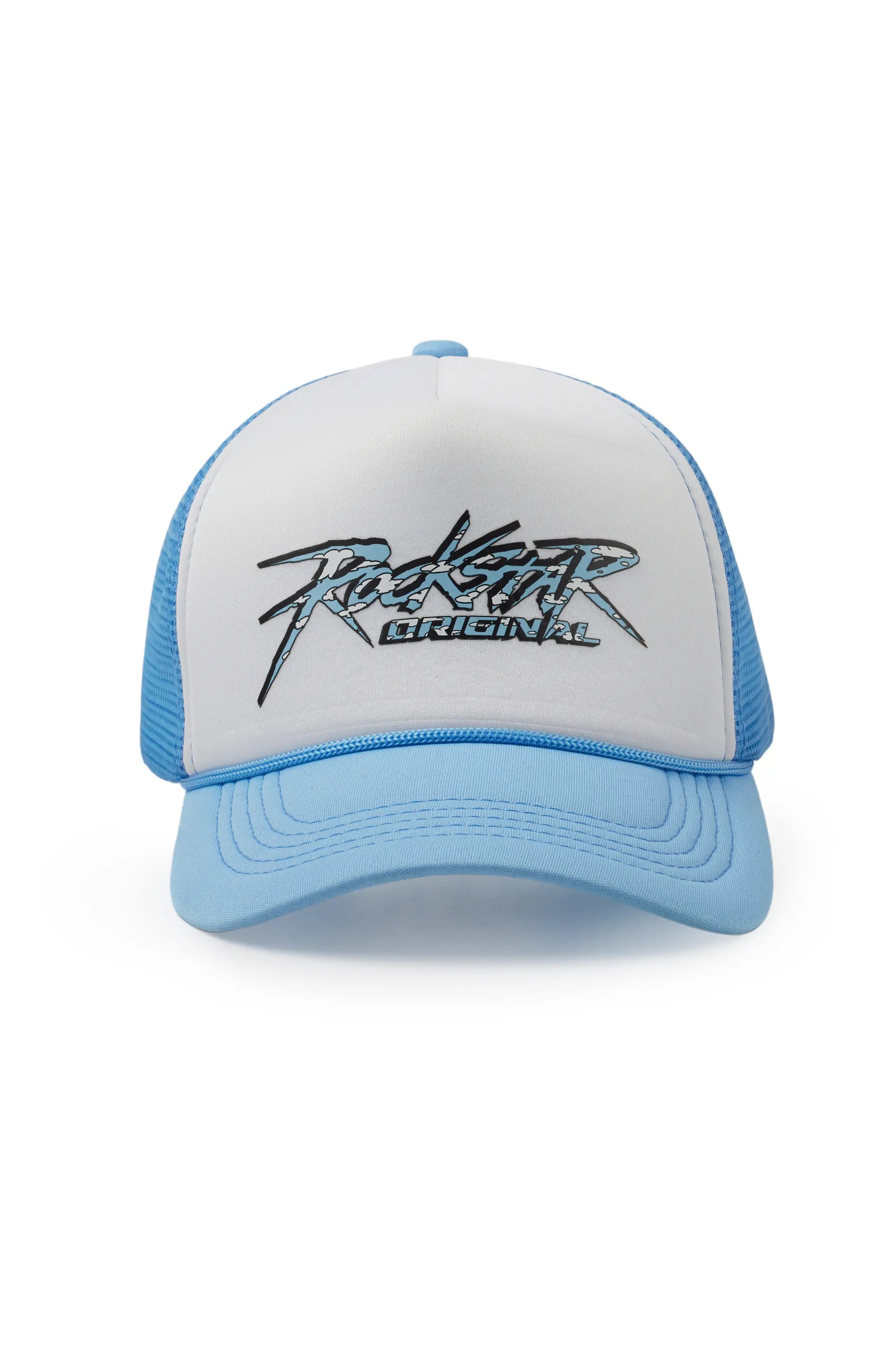 Lazy Home Kalliope White/Blue Trucker Hat