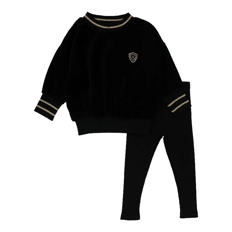 Tropical Style Velour Boys Set