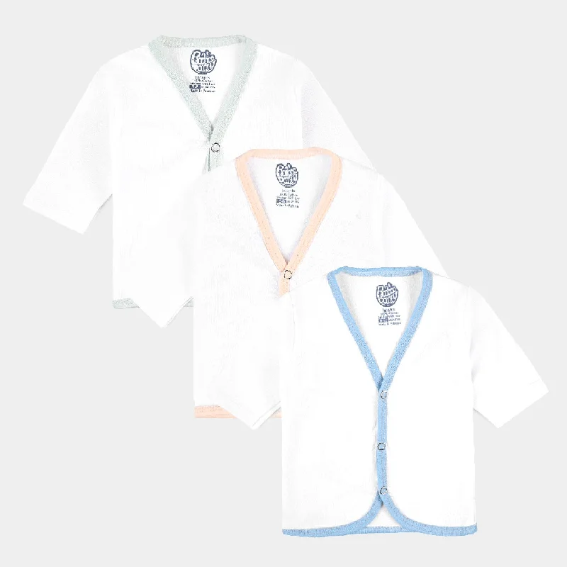 Slightly Flared Design Baby Vest Full Sleeve XL Pack of 3