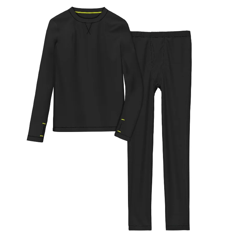 Romantic Data Boys Comfortech Stretch Poly 2 pc. Long Sleeve Crew & Pant Set