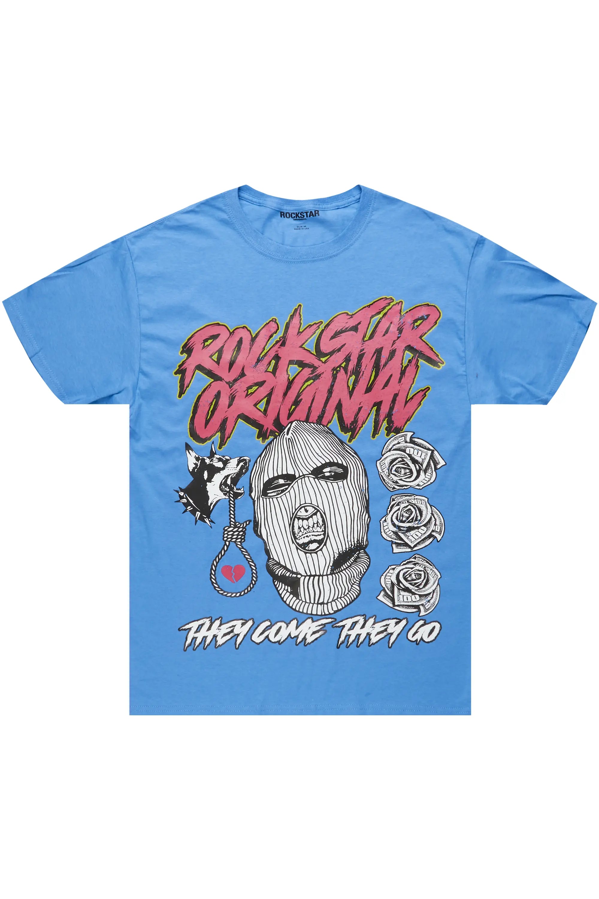 Cozy Chic Wear Clava Blue Graphic T-Shirt