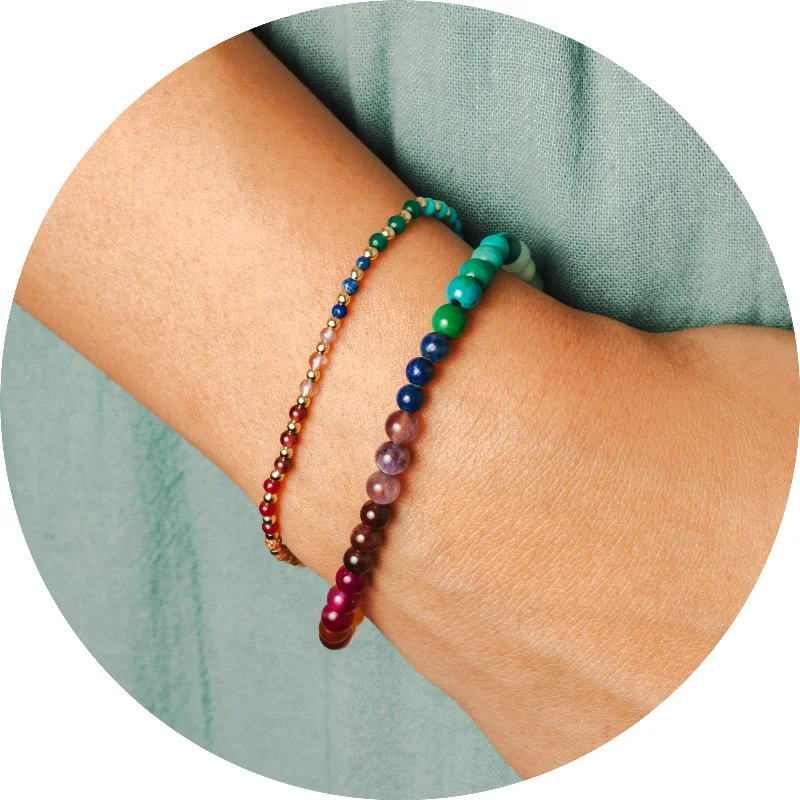 French Style Divine Healer Bracelet Stack