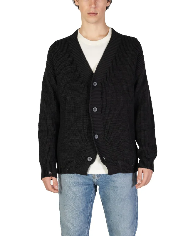 Celebrity Style Underclub Low-Cut V-Neck Knitwear with Long Sleeves