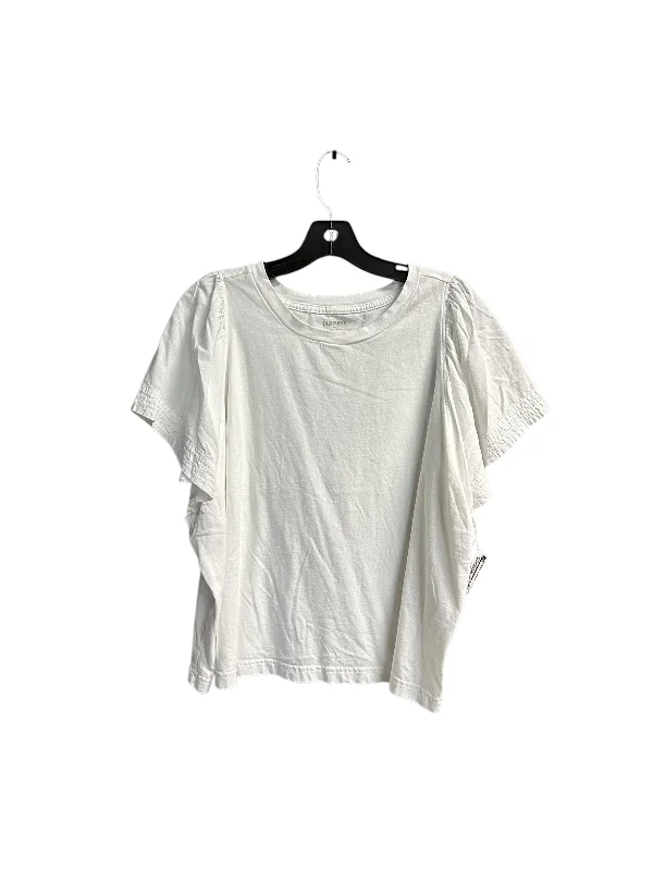 Personal Design Top Short Sleeve By Old Navy In White, Size: 2x