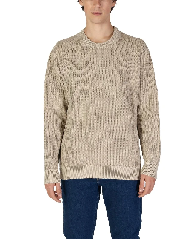 Knitted Design Gas Round Neck Long Sleeve Knitwear