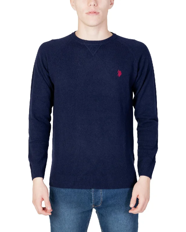 College Style U.s. Polo Assn.  Men's Crew Neck Sweater - Navy