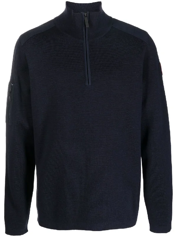 Half-Zip Wool Sweater