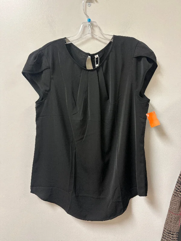 Lounge Wear Top Short Sleeve By Clothes Mentor In Black, Size: Xl