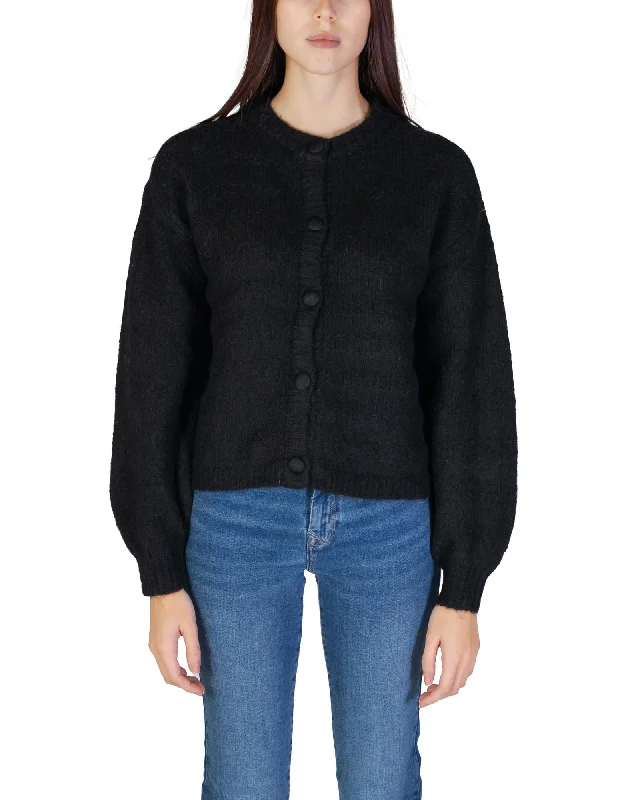 Luxury Temperament Only Short Sleeve Button-Up Round Neck Cardigan