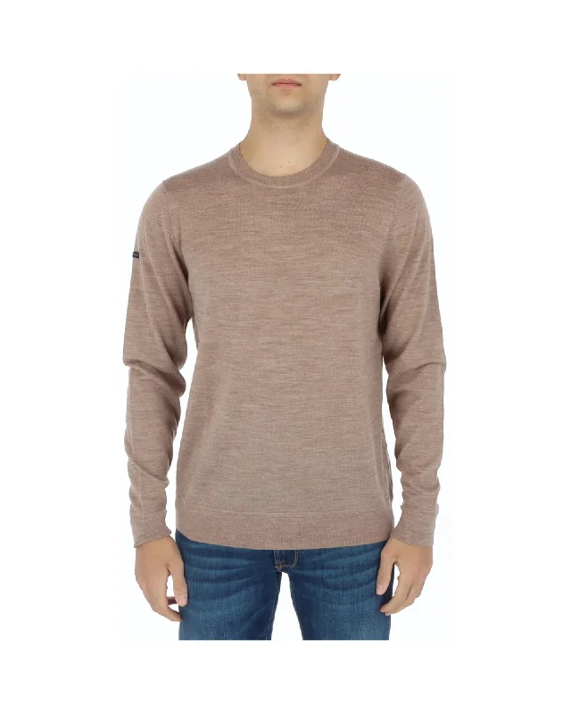 High-quality Design Superdry  Merino Wool Crew Neck Jumper Mens Brown