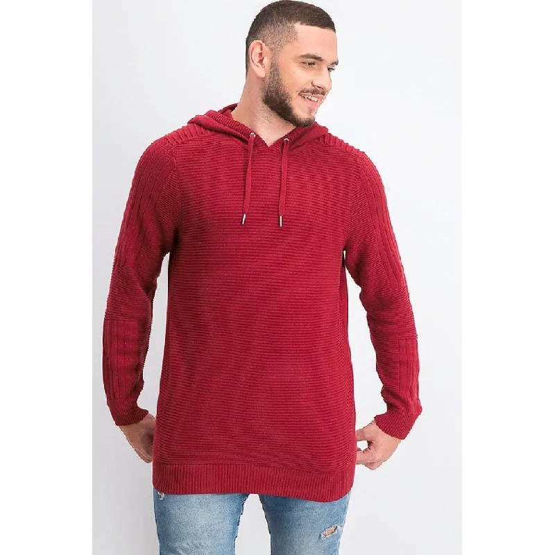 Easy Wear Chic INC International Concepts Men's Hooded Sweater Red Size 2 Extra Large Easy Wear Chic INC International Concepts Men's Hooded Sweater Red Size 2 Extra Large