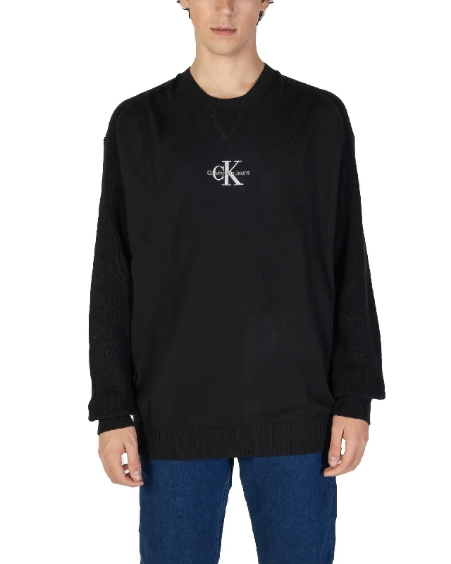 Sports Cool Calvin Klein Jeans Knitwear Long Sleeves Round Neck Sweater