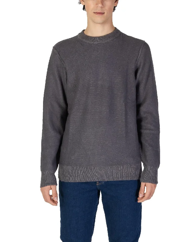 Elegant And Casual Gas Round Neck Long Sleeve Knitwear