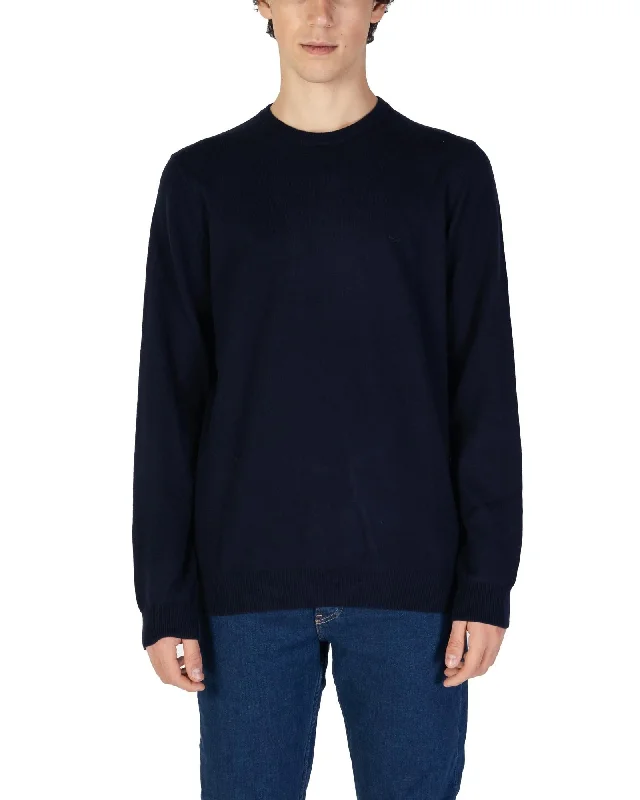 Lively And Youthful Gas Round Neck Long Sleeve Knitwear