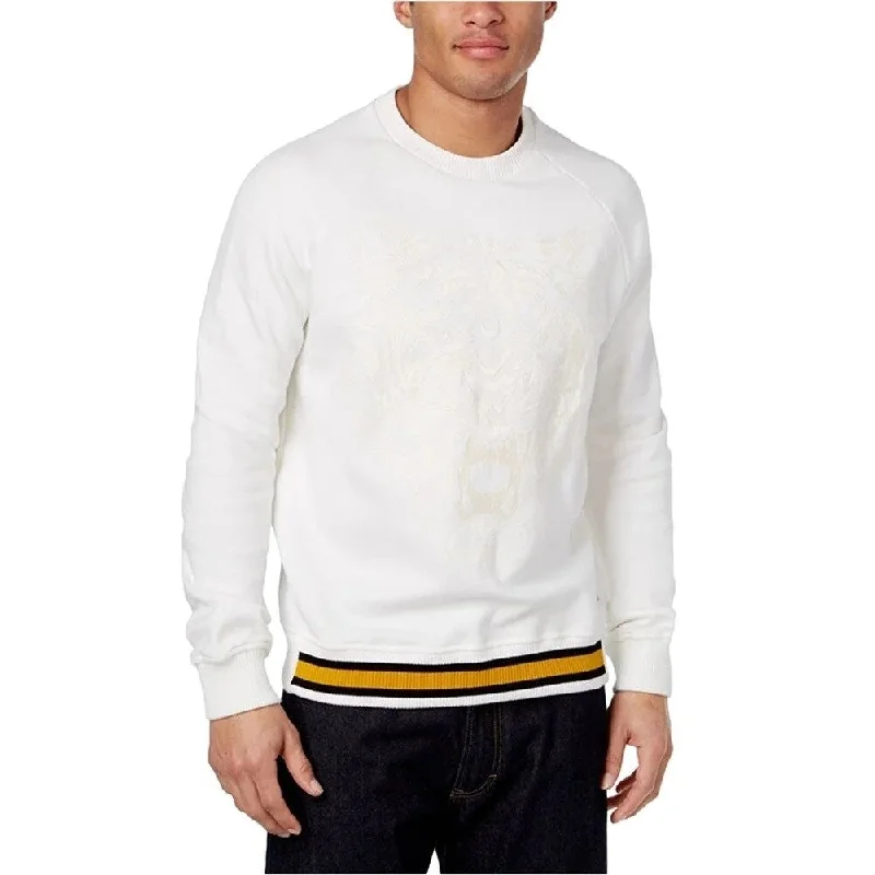 Warm Wear Sean John Men's Tiger Embroidered Sweatshirt Cream Size 3 Extra Large - XXX-L Warm Wear Sean John Men's Tiger Embroidered Sweatshirt Cream Size 3 Extra Large - XXX-L