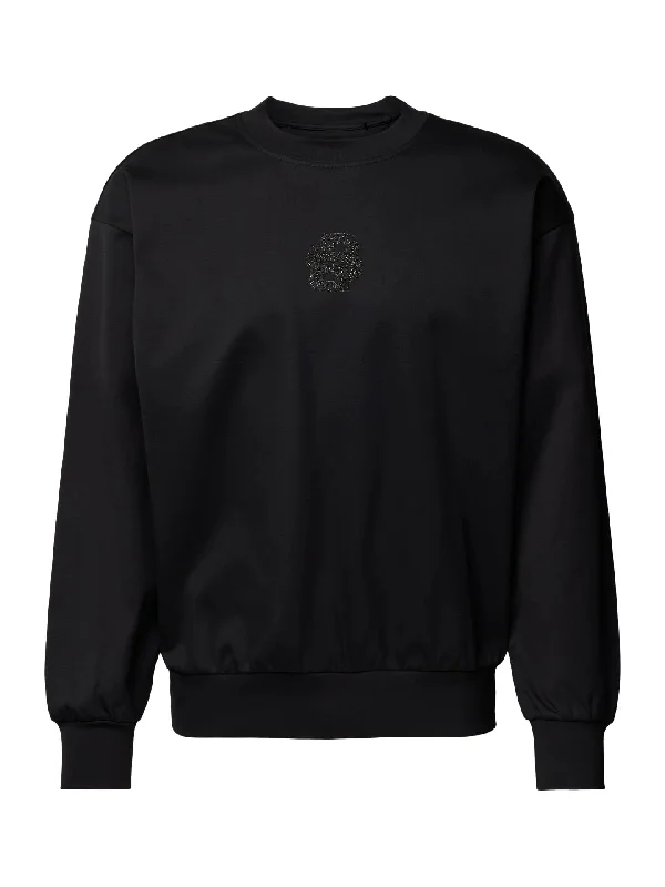 Effortless Looks Hugo Boss Men's Soleri 1895 Crewneck Sweater, Black