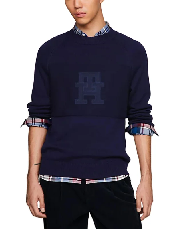 Exquisite Tailoring Tommy Hilfiger  Men's Signature Crew Neck Sweater