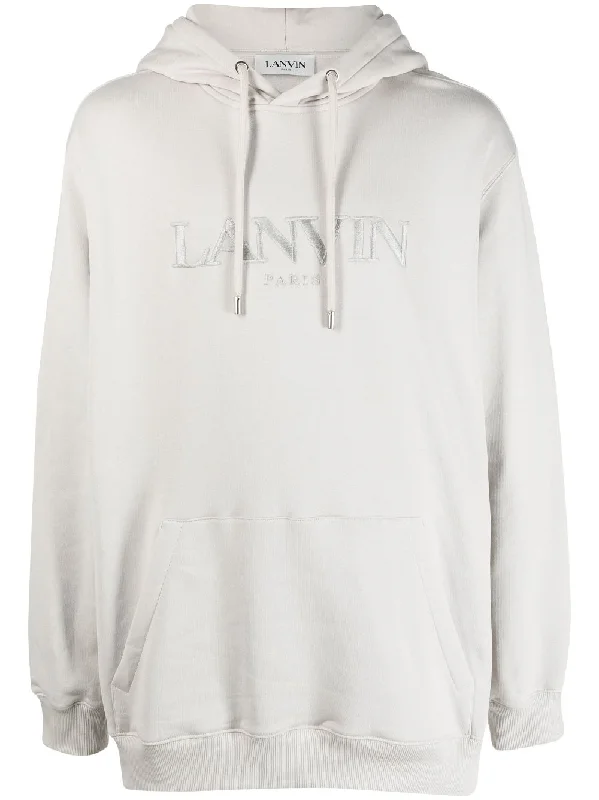 Logo-Embroidered Fleece Hoodie