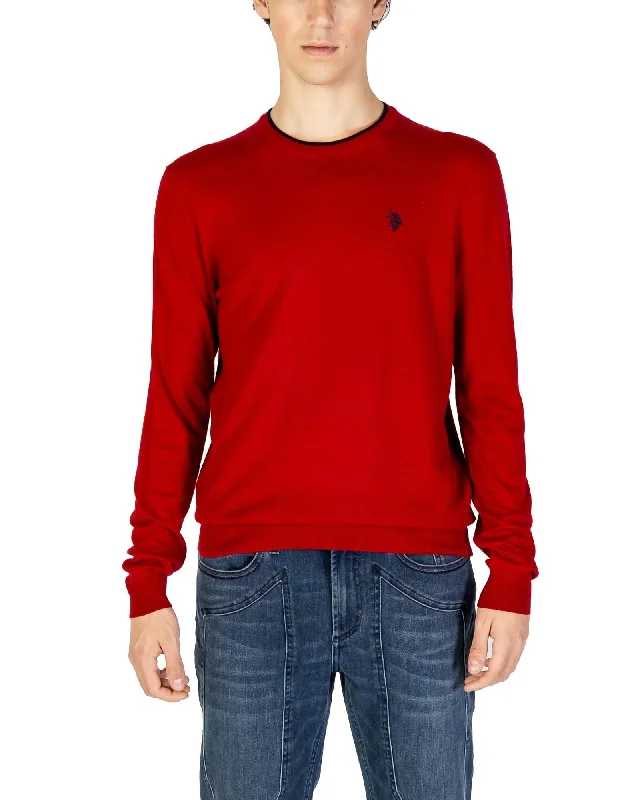 Sports Fashion U.s. Polo Assn. Round Neck Long Sleeve Knitwear