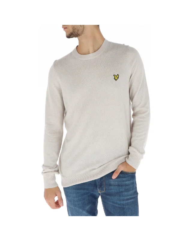 Celebrity Style Lyle & Scott  Classic Crew Neck Jumper Oatmeal