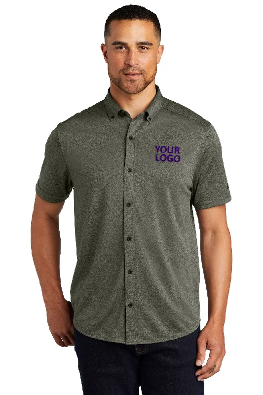Timeless Style OGIO Gravitate Custom Button Down Shirts, Drive Green Heather