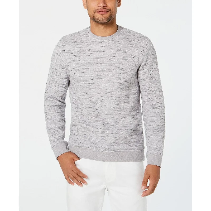 Simple Looks Alfani Men's Heathered Sweatshirt Gray Size 2 Extra Large - XXL