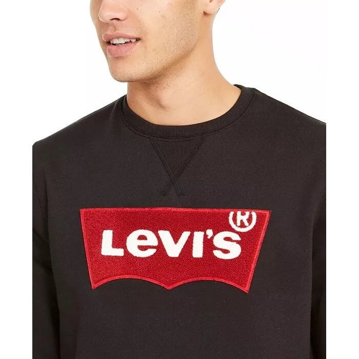 American Style Levi's Men's Logo Graphic Crewneck Sweatshirt Black Size Extra Large - X-Large American Style Levi's Men's Logo Graphic Crewneck Sweatshirt Black Size Extra Large - X-Large