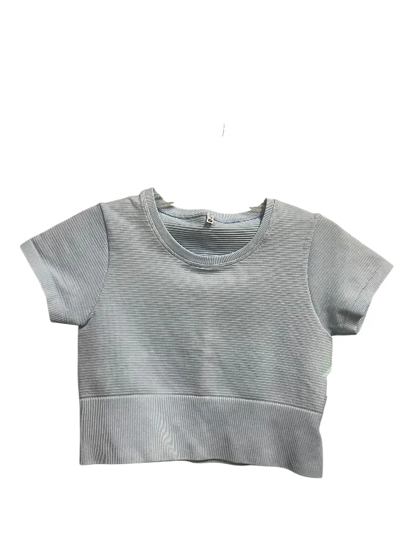 Casual Choice Athletic Top Short Sleeve By Aerie In Blue, Size: S
