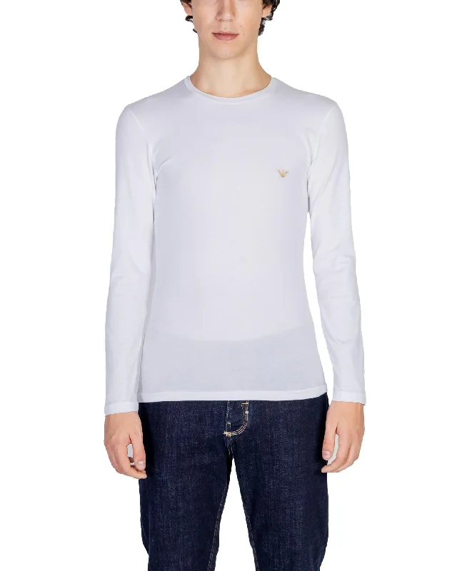 Fashionable And Versatile Emporio Armani Underwear Emporio Armani Men's Long Sleeve Crew Neck T-Shirt Fashionable And Versatile Emporio Armani Underwear Emporio Armani Men's Long Sleeve Crew Neck T-Shirt
