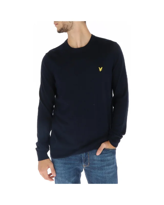 Fashion Elements Lyle & Scott  Eagle Crew Jumper - Navy
