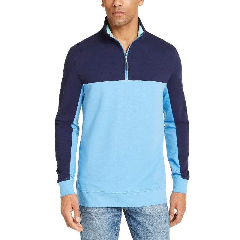 Personal Charm Club Room Men's Regular-Fit Colorblocked 1/4-Zip Sweatshirt Size Medium Personal Charm Club Room Men's Regular-Fit Colorblocked 1/4-Zip Sweatshirt Size Medium