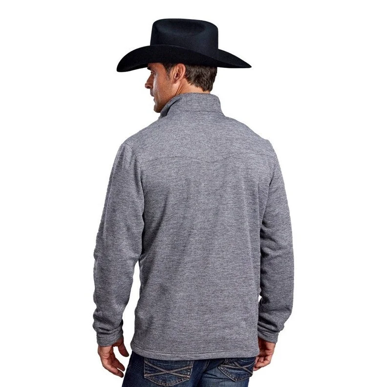 Stetson Western Sweater Mens Honeycomb Gray