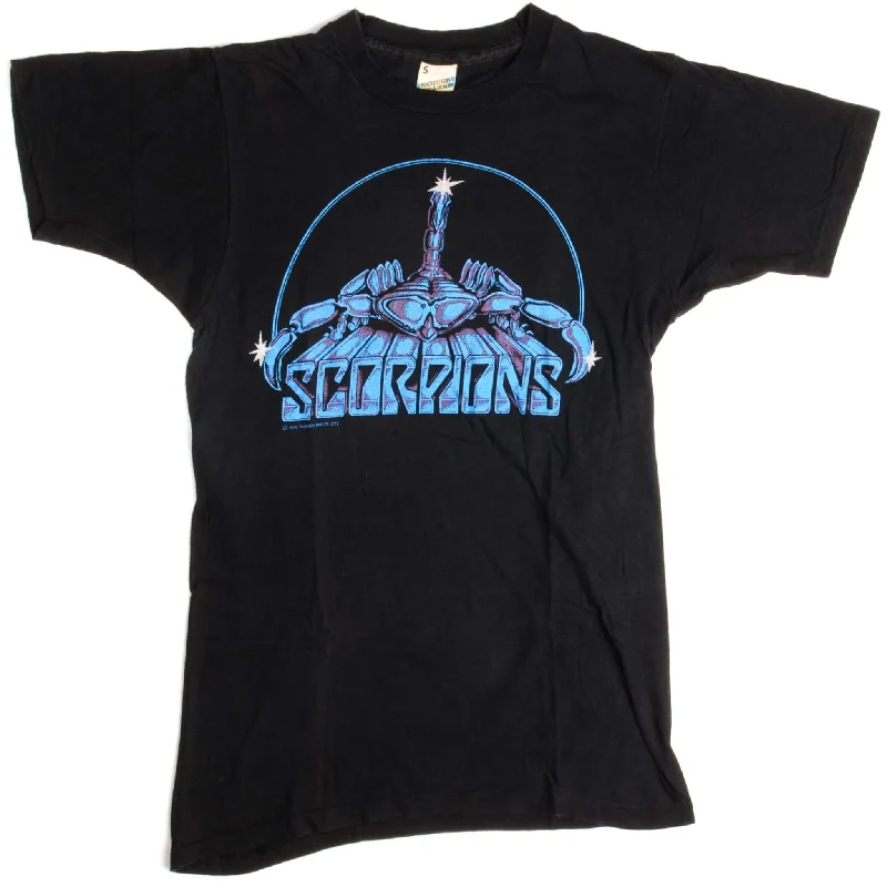 VINTAGE SCORPIONS BLACKOUT TOUR TEE SHIRT 1982 SIZE XS MADE IN USA
